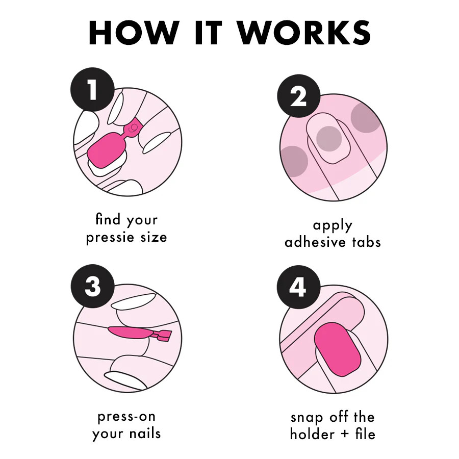 CRAZY FOR CANDY HEARTS - Pressies | Short Medium | Round | Olive & June