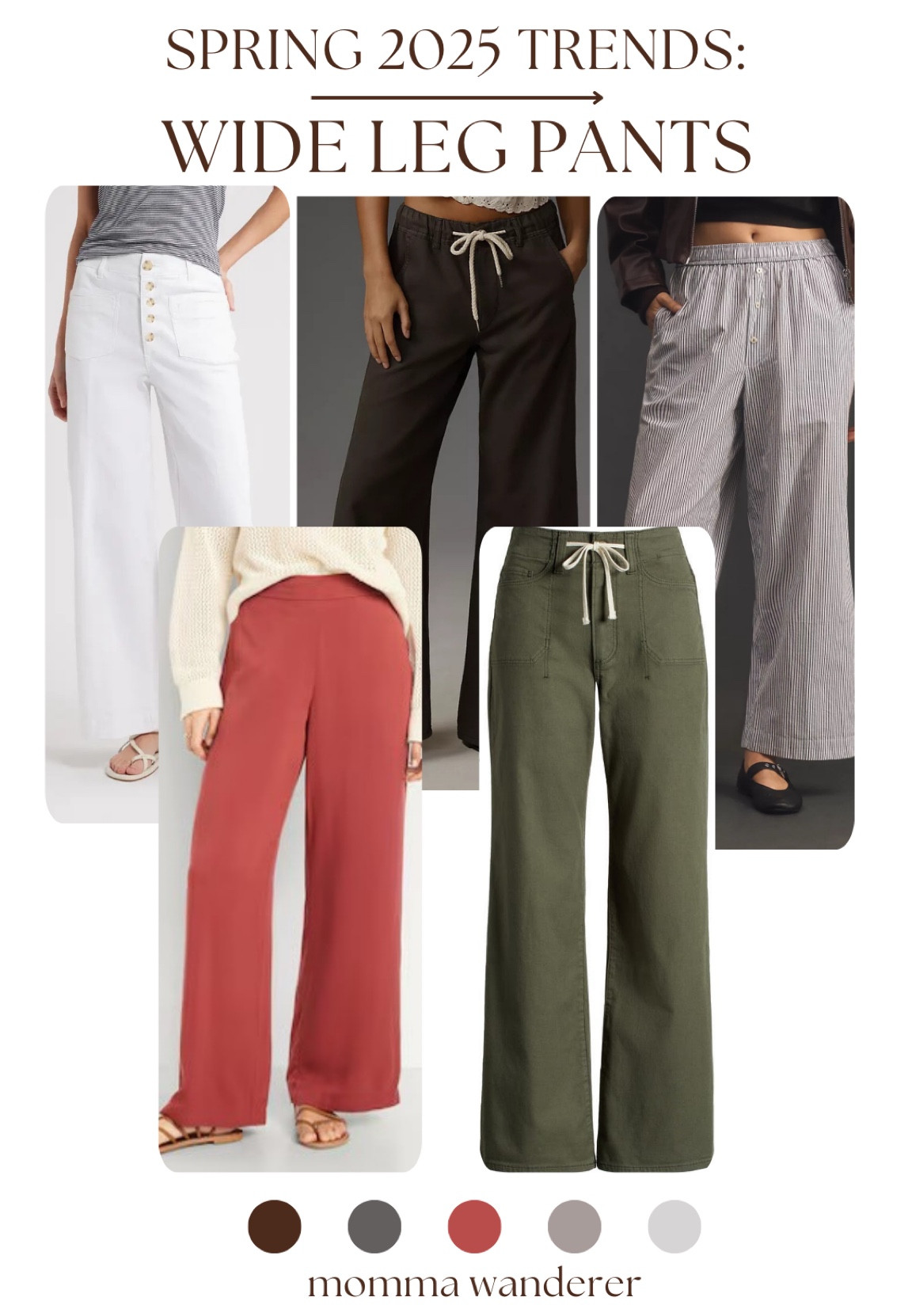 Spring 2025 trends: wide leg pants.👖 I’m going to go as far as to say no denim! The boxer trend includes pants and shorts 🩳 

#LTKOver40 #LTKSeasonal #LTKStyleTip