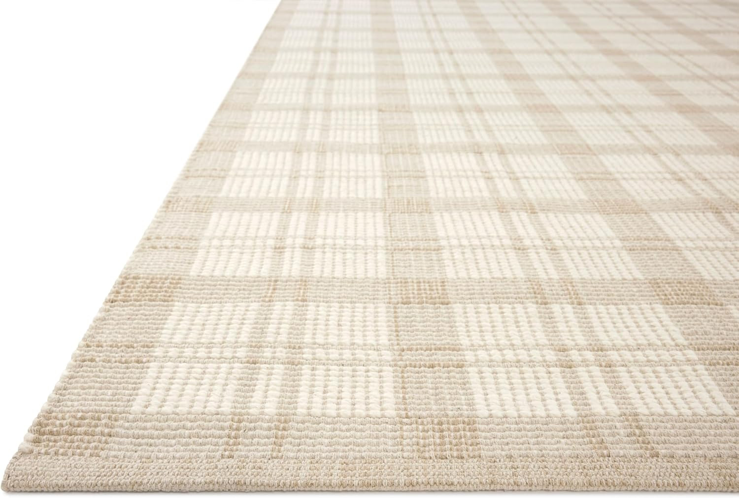 Loloi Magnolia Home by Joanna Gaines Ryder Collection RYD-01 Beige/Ivory 5'-0" x 7'-6" Area Rug | Amazon (US)