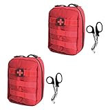 Tactical MOLLE EMT Pouch Medical Utility Bag 1000D Nylon with First Aid Patch and Shear | Amazon (US)