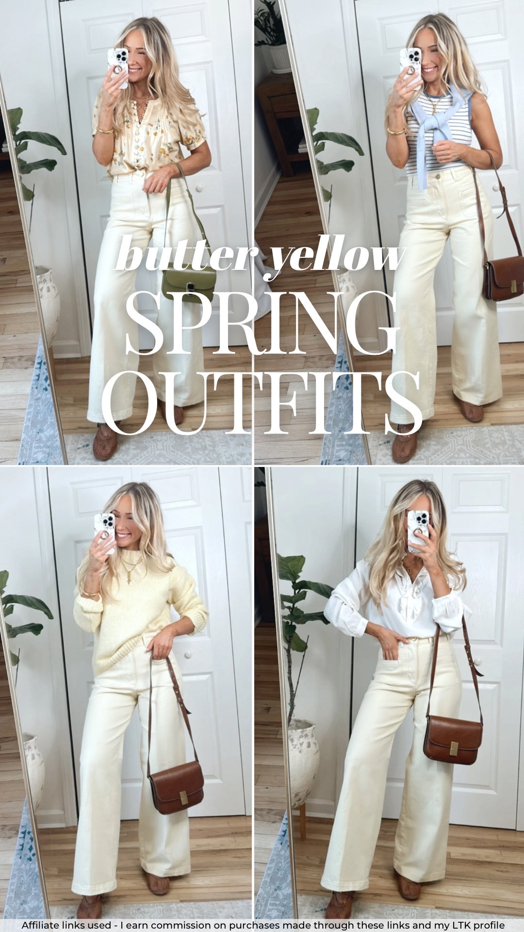 Butter yellow outfits for spring 
