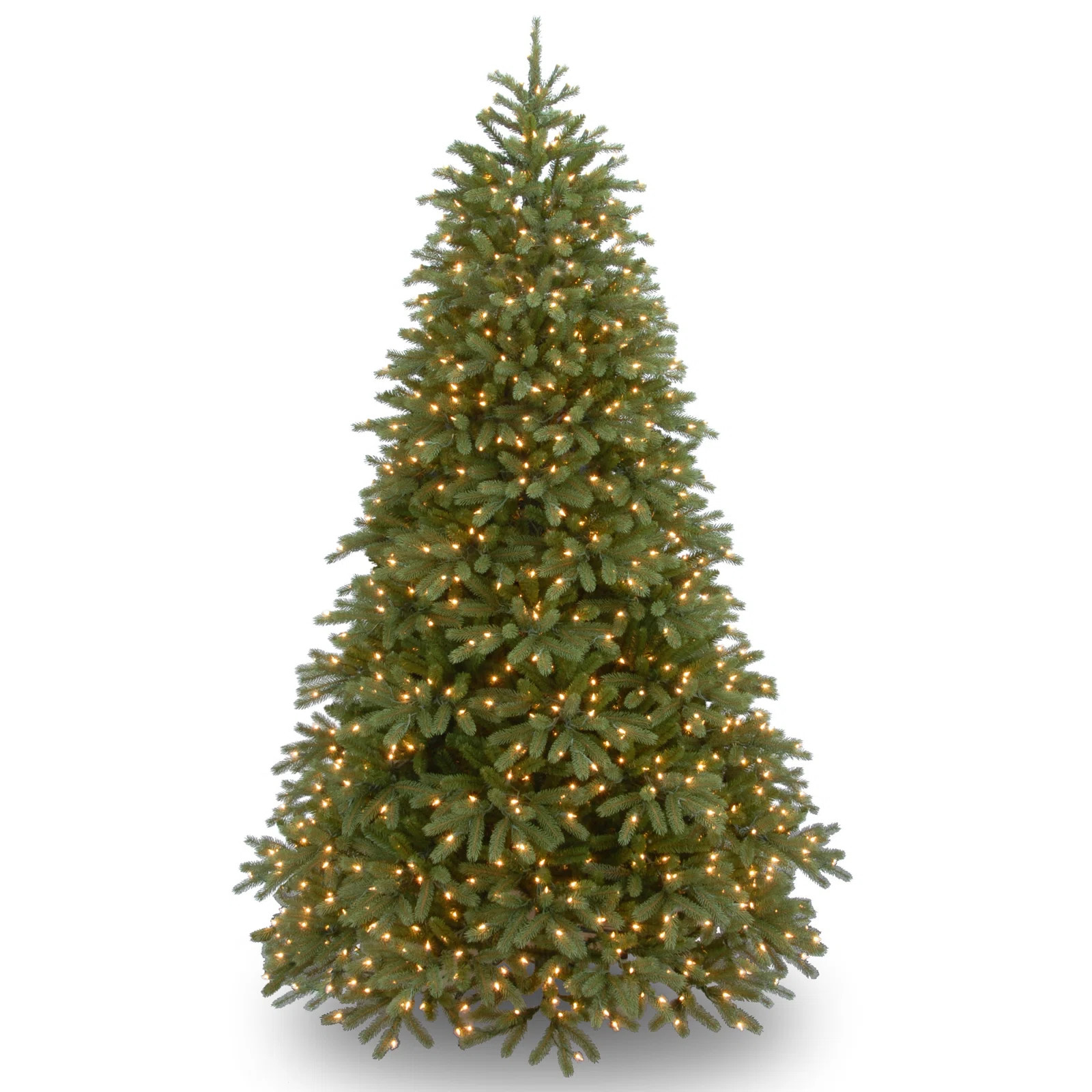 Frasier Grande Green Artificial Fir Christmas Tree with LED Color Lights | Wayfair North America