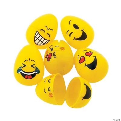 Emoji Easter Eggs - Party Supplies - 48 Pieces | Walmart (US)