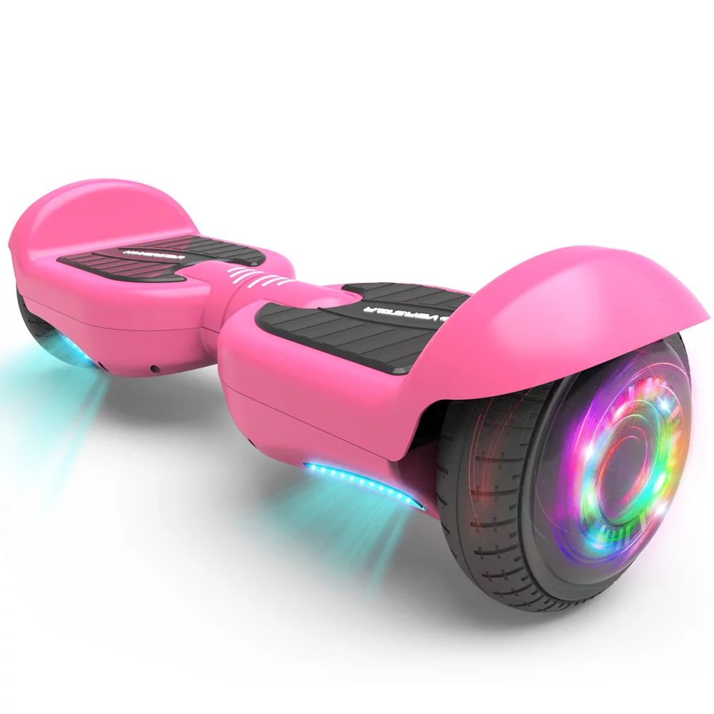 Hoverboard 6.5" Listed Two-Wheel Self Balancing Electric Scooter with LED Light Pink | Walmart (US)