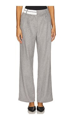 4th & Reckless Gabbi Trouser in Grey from Revolve.com | Revolve Clothing (Global)
