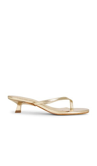 Schutz Carolyn Sandal in Metallic Gold. - size 9.5 | Revolve Clothing (Global)