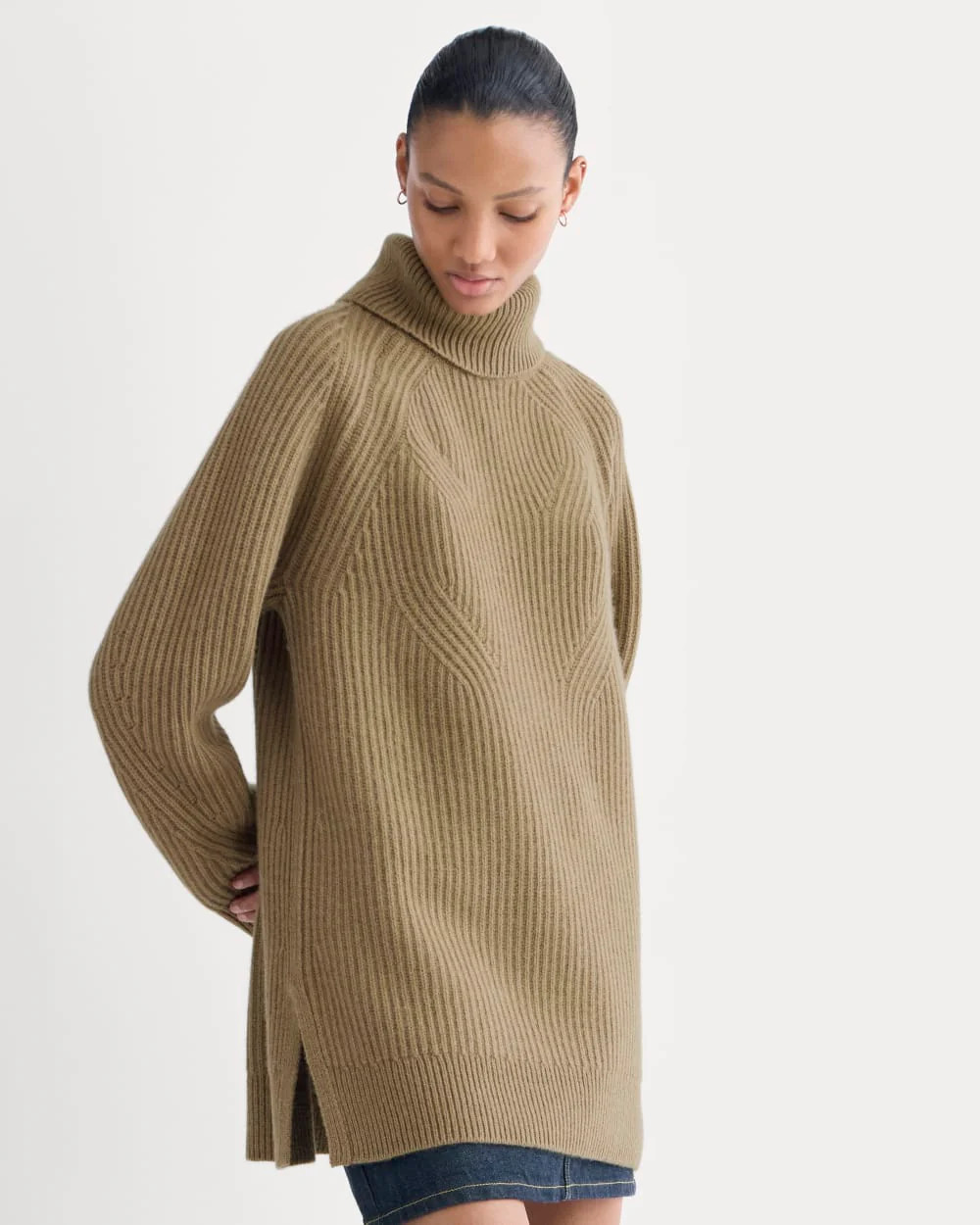 Cocoon Turtleneck in Wool Cashmere | Toast | Everlane