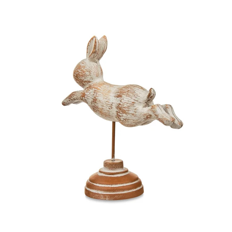 Easter Leaping Bunny Tabletop Decor, 7 in, by Way To Celebrate | Walmart (US)