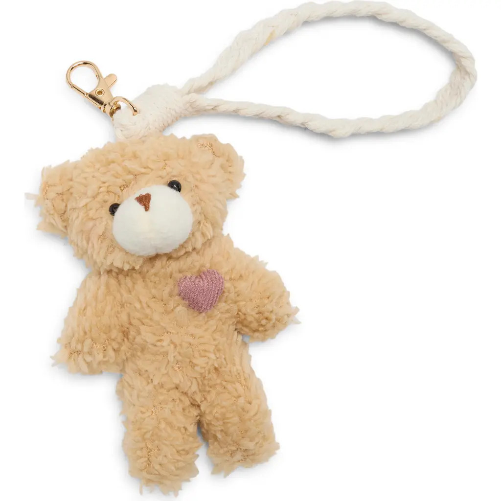 BP. Teddy Bag Charm in Beige at Nordstrom | Nordstrom