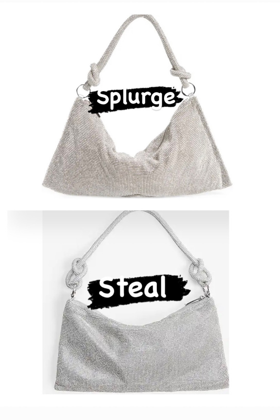 A rhinestone bag is a great way to elevate all of your looks this holiday Season!! 