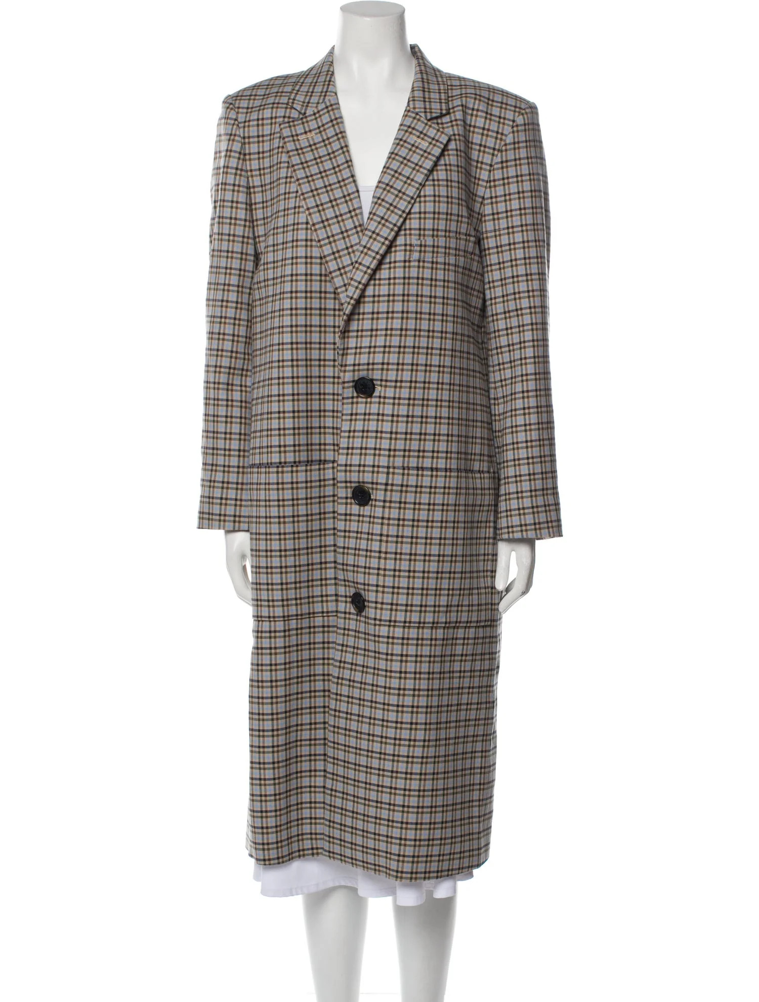 Plaid Print Coat | The RealReal
