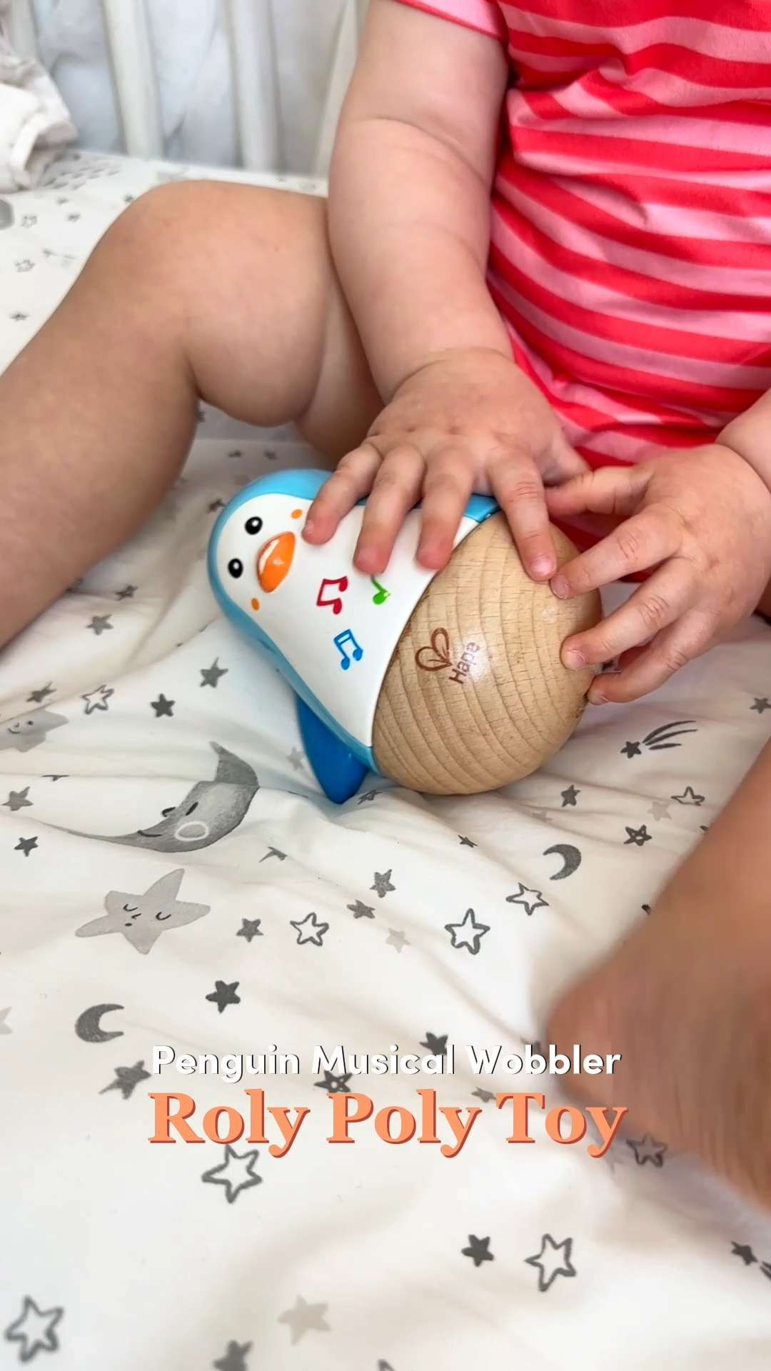 A timeless toy with a modern, adorable twist 🐧 I love the gentle bell sounds that aren't too loud for tired ears, making it a peaceful addition to any nursery. I love the classic waddle-and-spin action that never tips over, paired with those sweet, tinkling musical chimes. Ideal for those who prefer simple, cause-and-effect toys. 👶 #BabyToys #RolyPoly #MontessoriAtHome #NurseryDecor #PenguinToy #SensoryDevelopment  

#LTKmomlife #LTKBaby #LTKKids