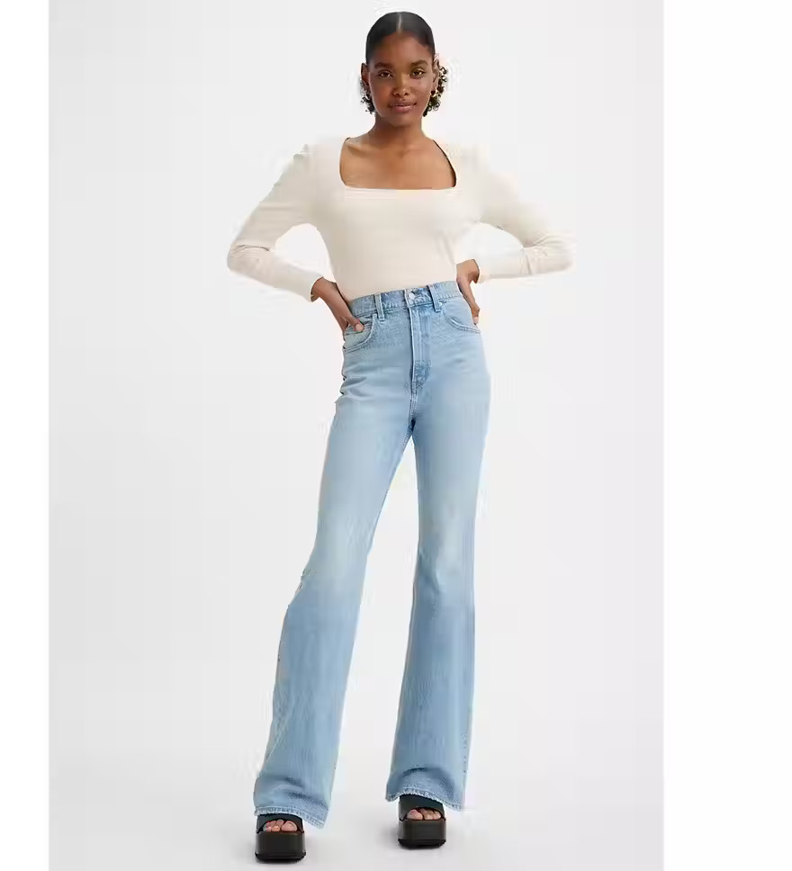 70's High Flare Women's Jeans - Light Wash | Levi's® US | LEVI'S (US)