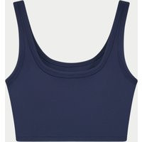 Sculpting Stretch Emblem Sports Bra - Dark Navy | The Couture Club