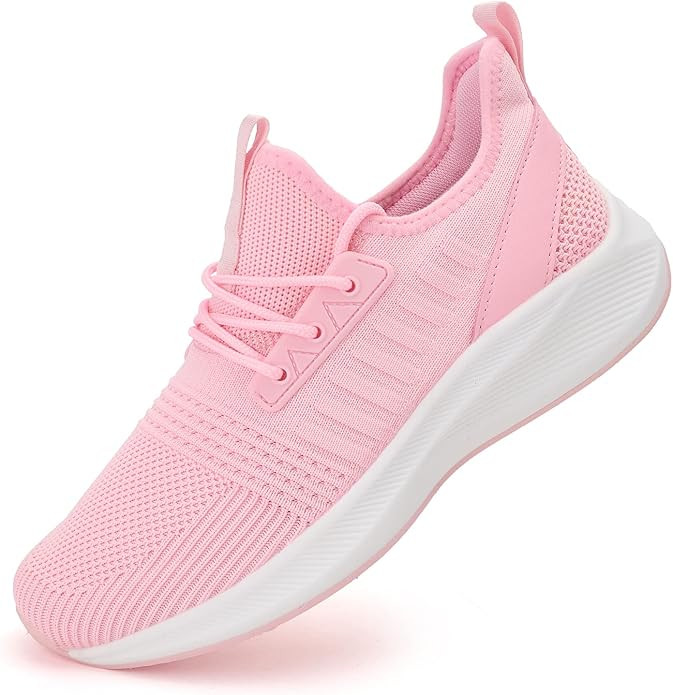 Akk Womens Walking Tennis Shoes - Slip On Memory Foam Lightweight Casual Sneakers for Gym Travel ... | Amazon (US)