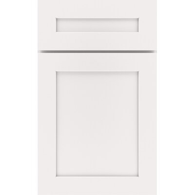 Diamond Jamestown 8.5-in W x 14-in H White Painted Foam Painted Kitchen Cabinet Sample (Printed S... | Lowe's