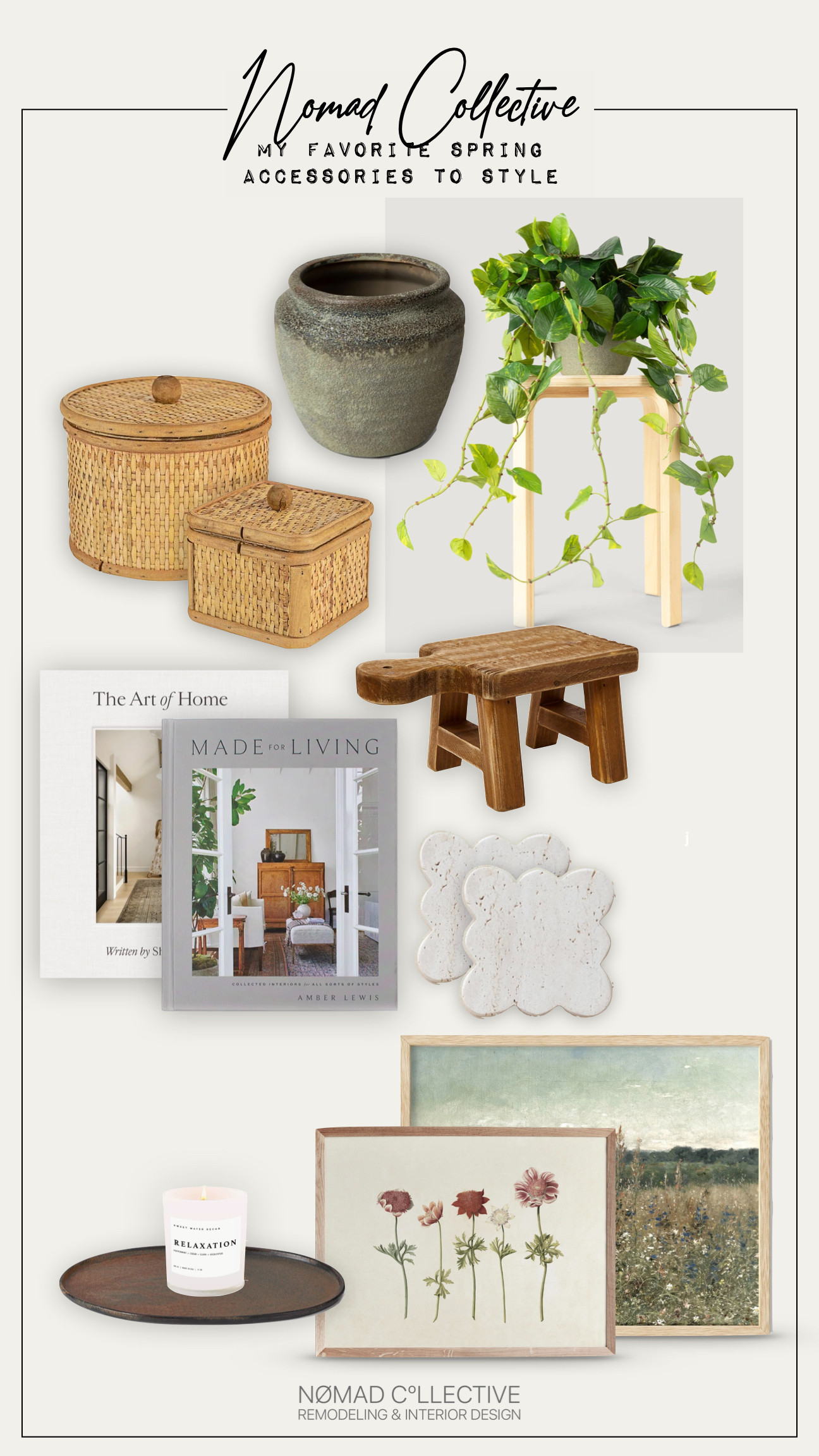 To make my home feel like spring, I bring in natural accessories like stone, wood, and woven pieces that connect with the outdoors. Botanical accents, from greenery to art, add a refreshing touch that brings the season inside. 

 #LTKSeasonal #LTKHome #LTKStyleTip