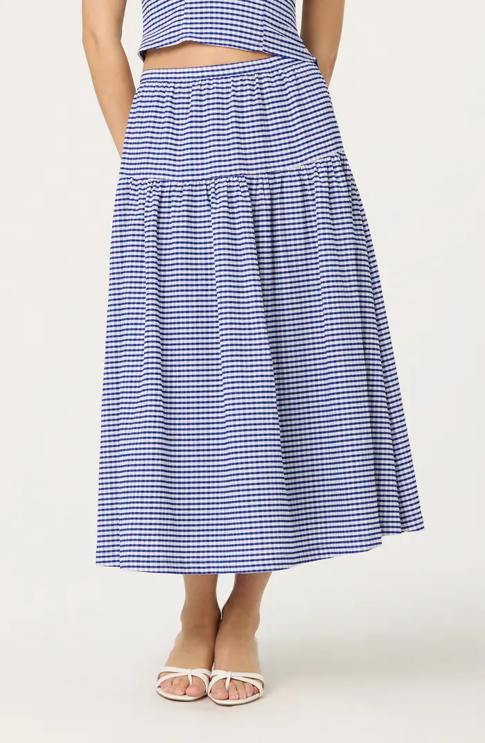 ASTR the Label Drop Waist Cotton Blend Skirt | Nordstrom | Nordstrom