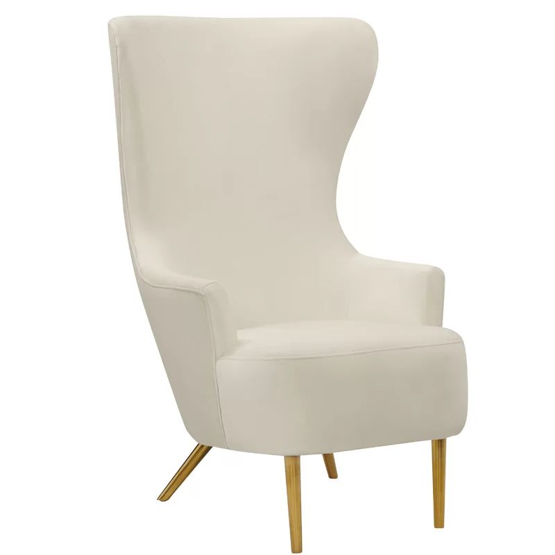 31.1" Wide Velvet Wingback Chair | Wayfair North America