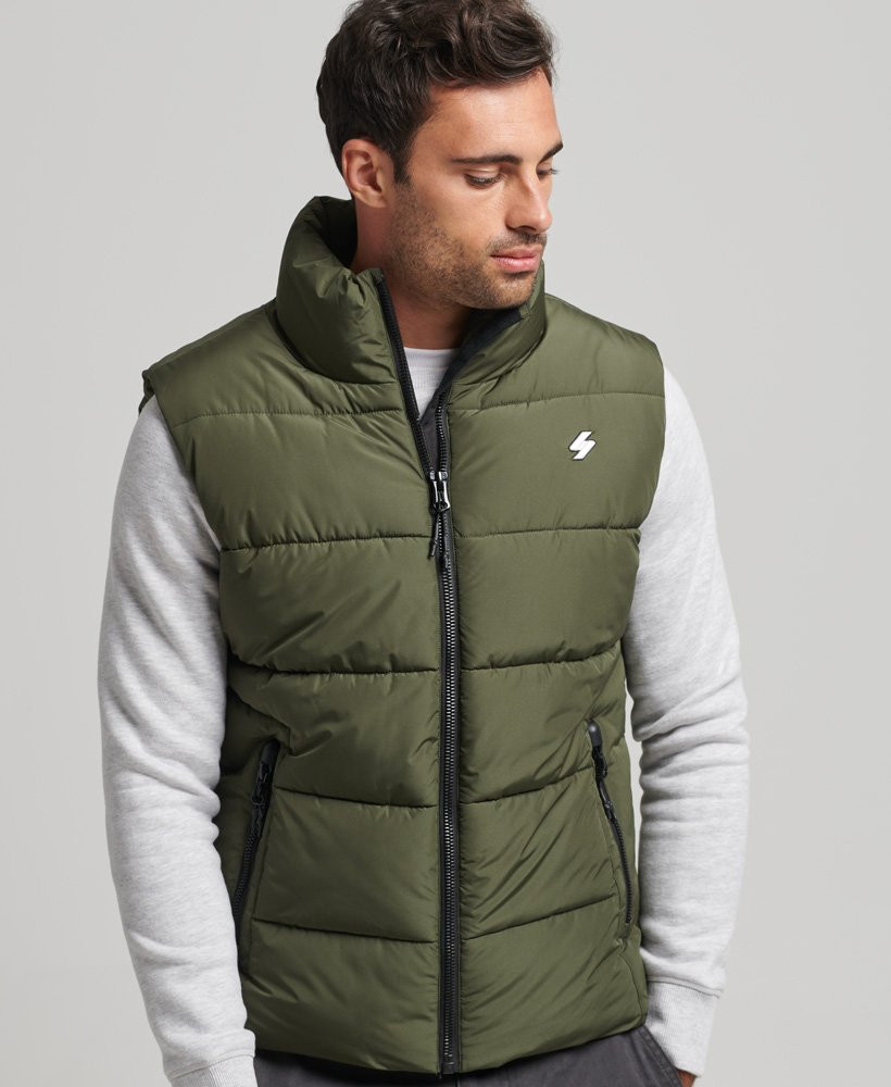 Non Hooded Sports Puffer Gilet | Superdry (US)