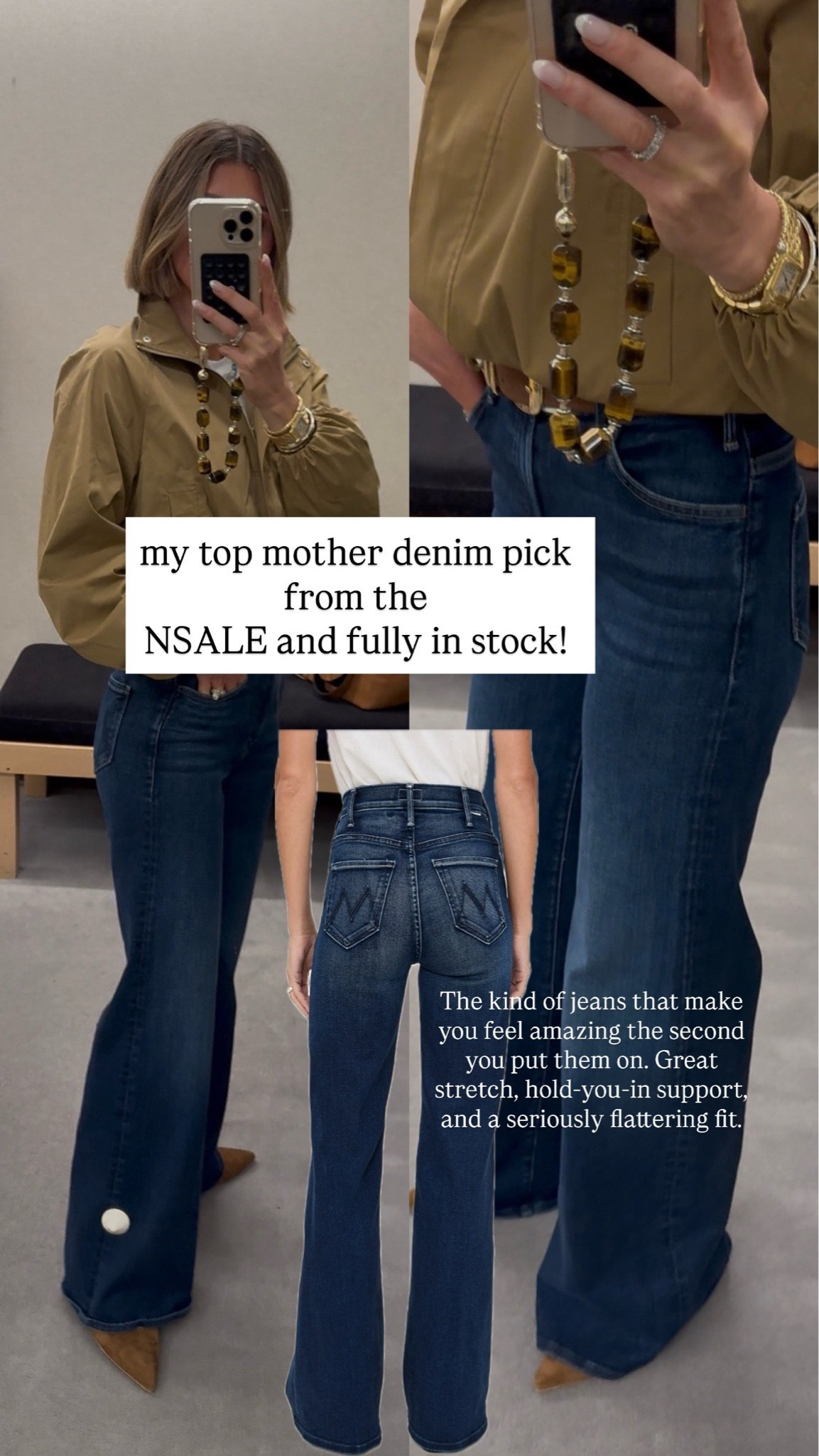 After a full fitting room session, these were the clear winners. Timeless, versatile, and easy to wear on repeat. #nsale

#LTKsale #LTKjeans