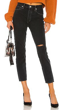 Citizens of Humanity Liya High Rise Classic Fit in Dark Horse from Revolve.com | Revolve Clothing (Global)