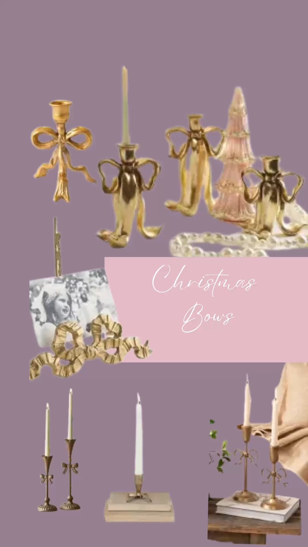 Gilded Bows for Christmas 

#LTKHome #LTKSeasonal #LTKFindsUnder50