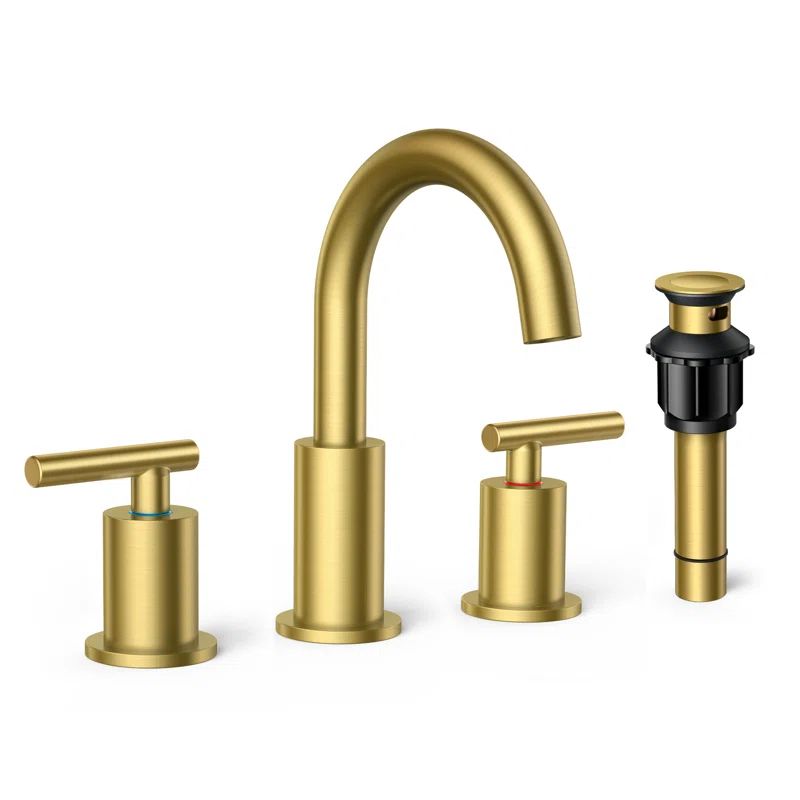 Widespread Faucet 2-handle Bathroom Faucet with Drain Assembly | Wayfair North America