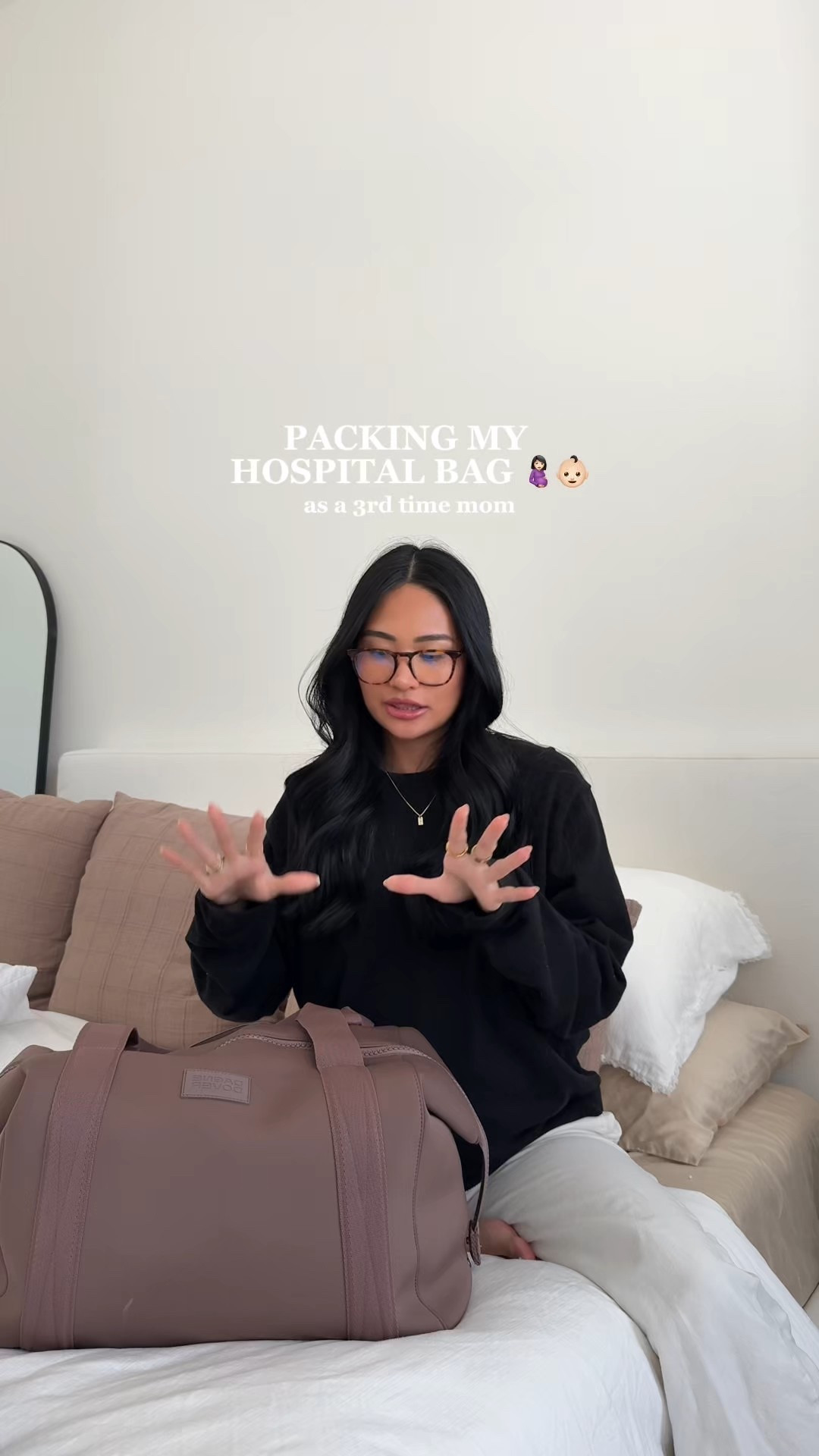 Hospital bag as a third time mom 🤰🏻👶🏻