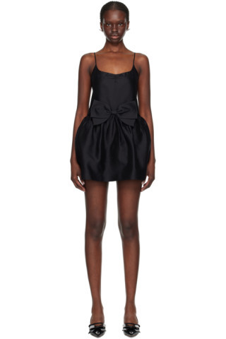Black Bow Minidress | SSENSE
