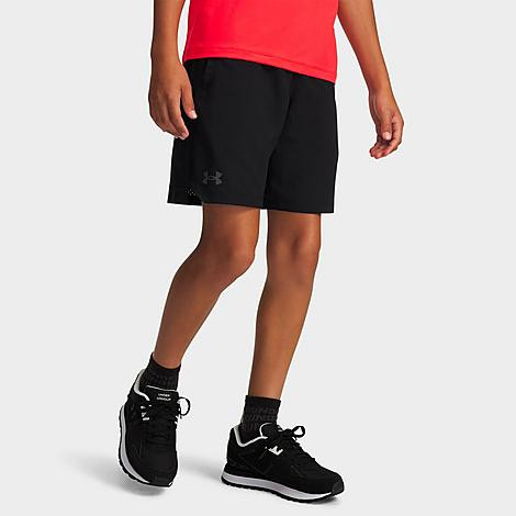 Under Armour Kids Boys Vanish Shorts in Black/Pitch Gray Size: Small | Finish Line (US)