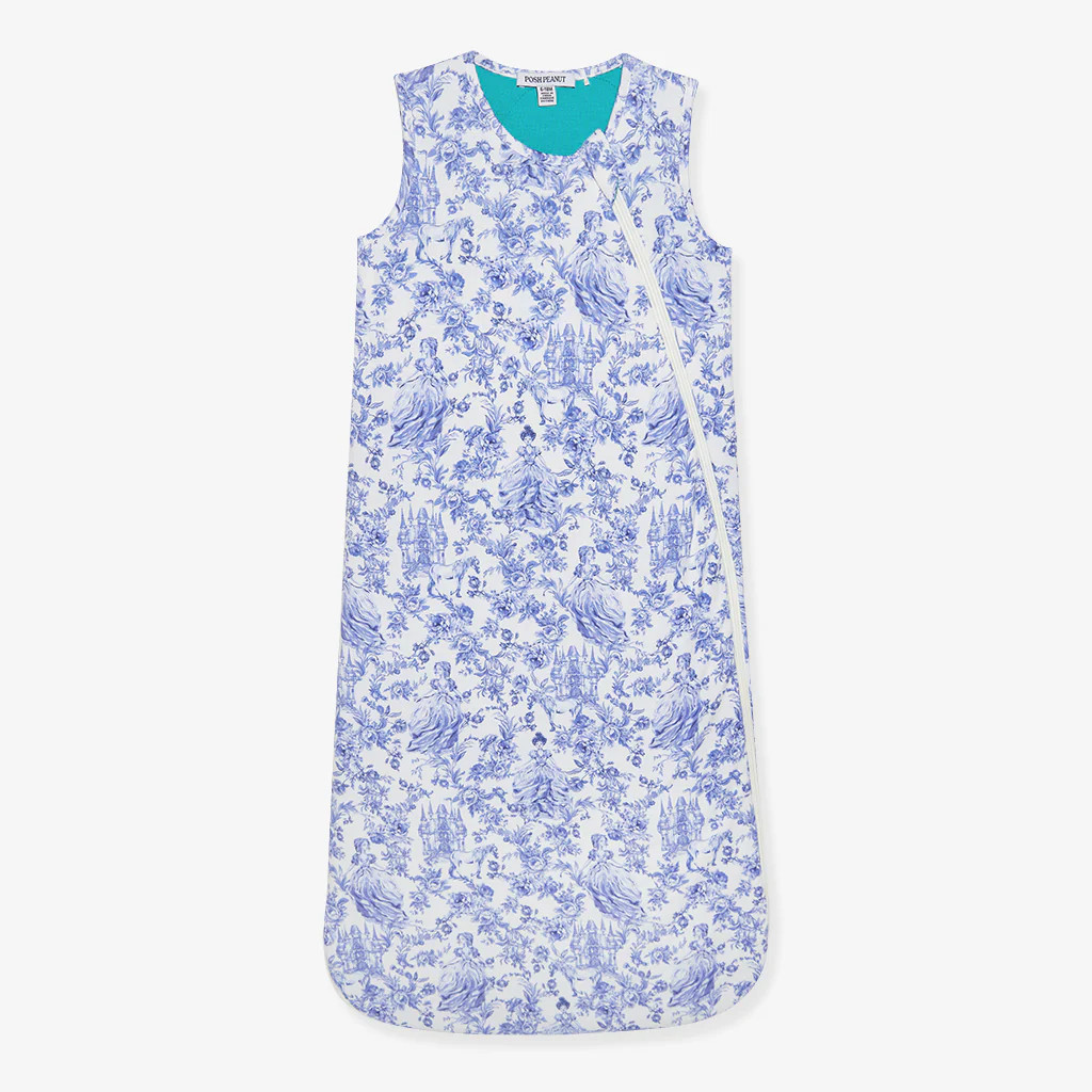 Princess Damask White Baby Sleep Bag | Briar | Posh Peanut