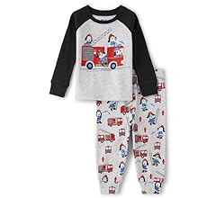 The Children's Place Baby Boys' and Toddler Long Sleeve Top and Pants Snug Fit 100% Cotton 2 Piec... | Amazon (US)