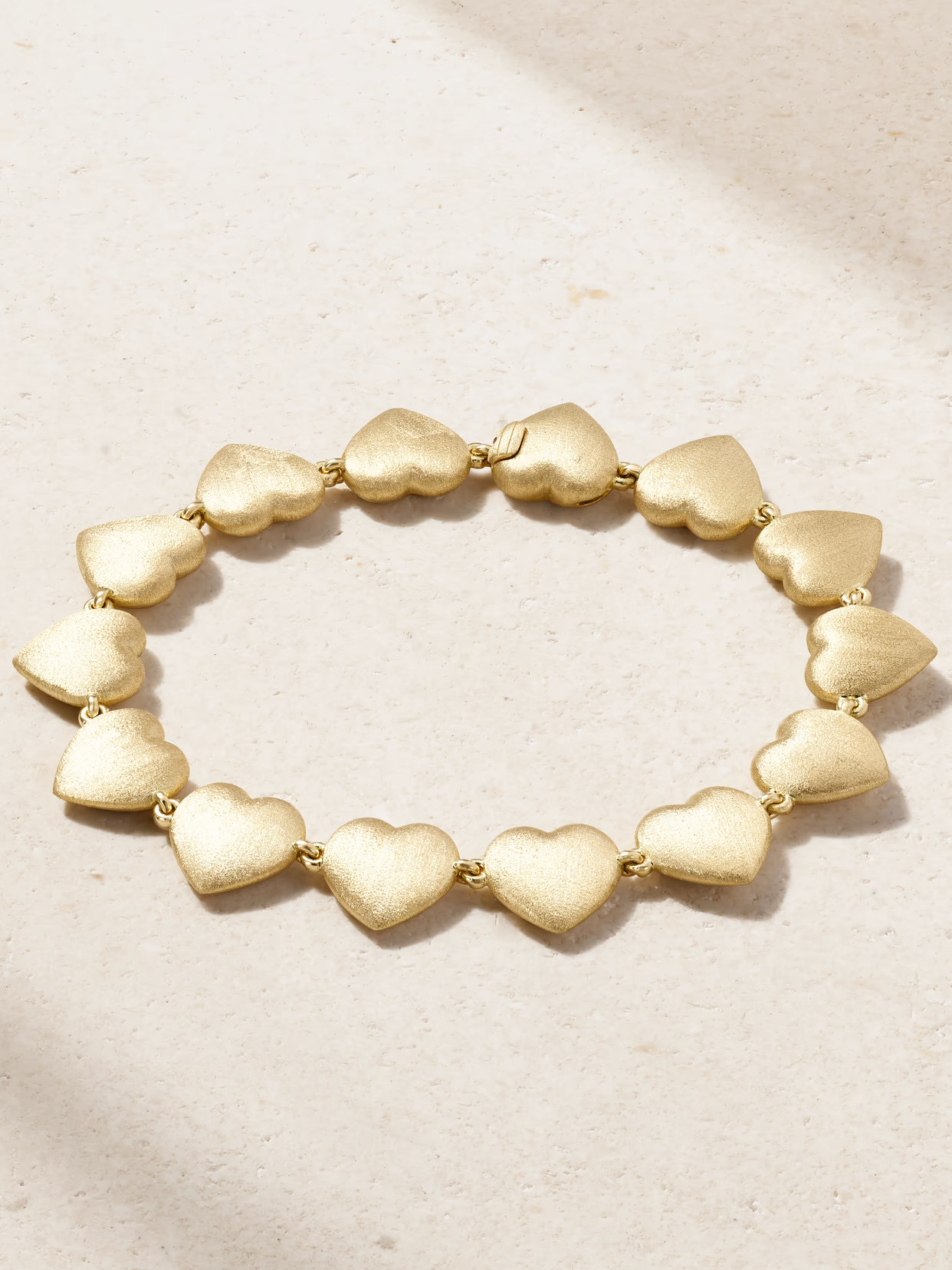 Marie Lichtenberg - Heart Small 18-karat Gold Bracelet - S | NET-A-PORTER (US)