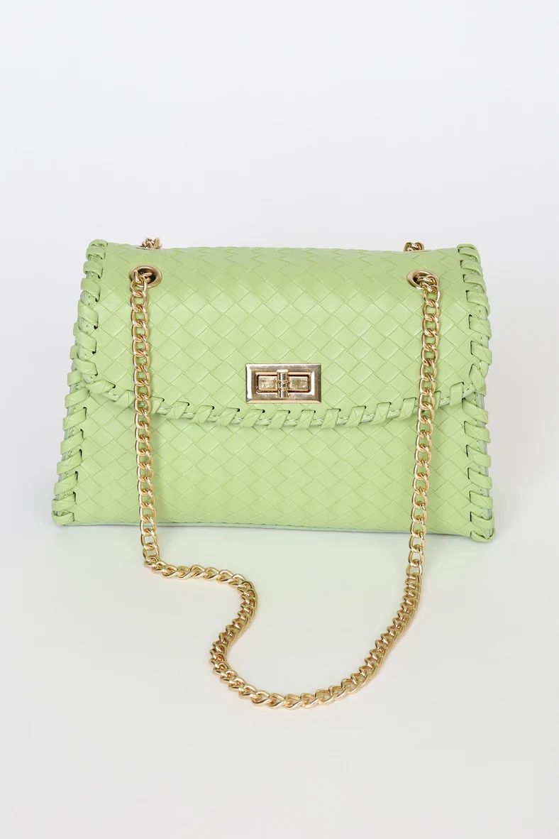 Essential Elegance Mint Green Woven Crossbody Bag | Lulus (US)