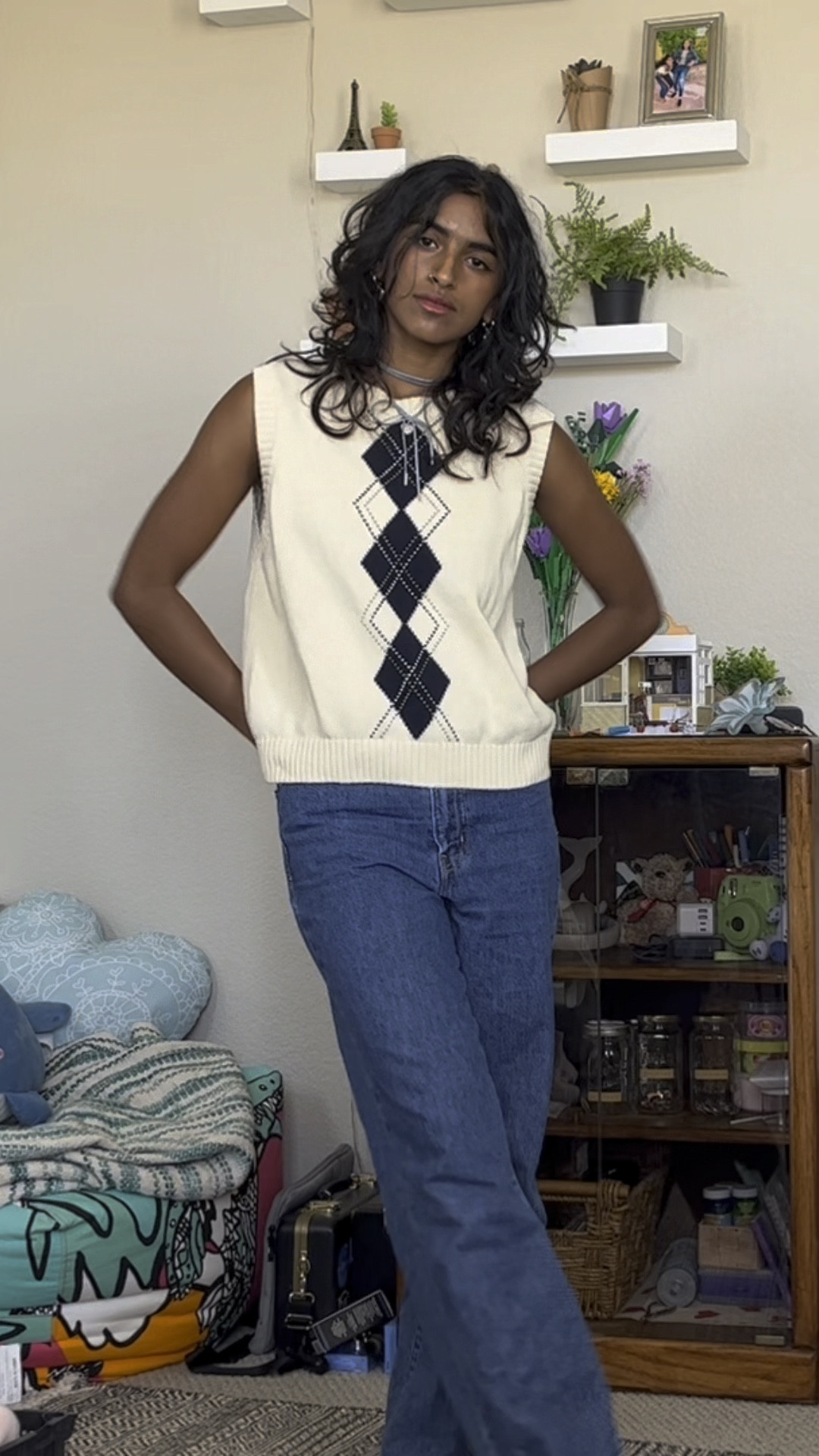 sweater vests and jeans are the perfect combo for school 💌

#LTKBacktoSchool