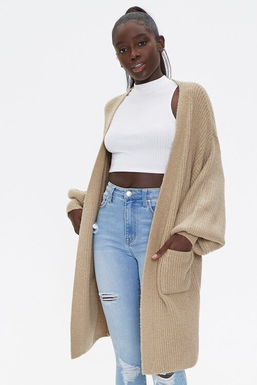 Ribbed Longline Cardigan | Forever 21 (US)