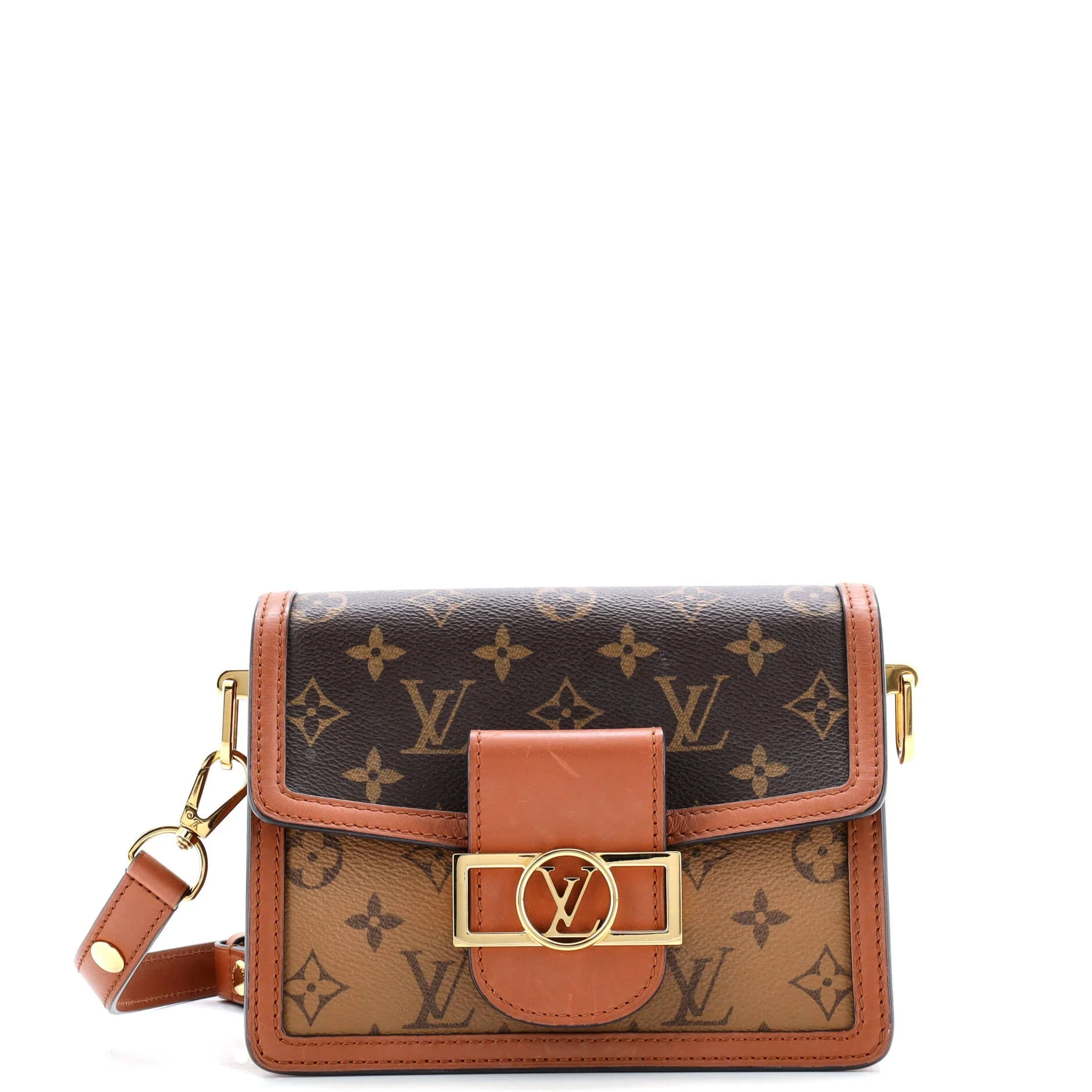 Pre-Loved Louis Vuitton Dauphine Shoulder Bag Reverse Monogram Canvas Mini | Zulily