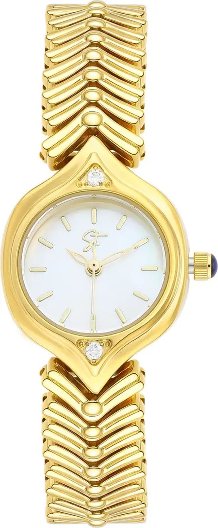 Herringbone Bracelet Watch, 25.5mm x 31.5mm | Nordstrom