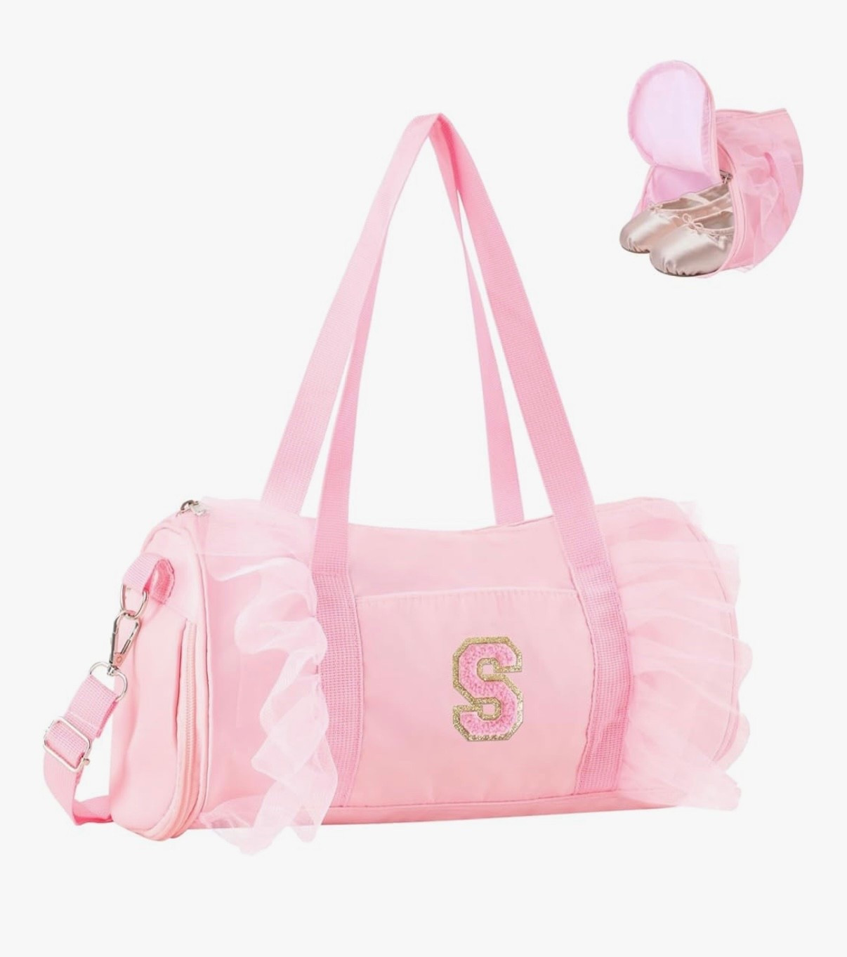 Love this monogram initial dance bag for Scarlett - we got the medium so it grows with her but also comes in a size small

#LTKmomlife #LTKBaby #LTKKids