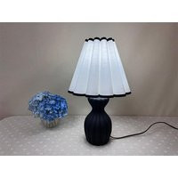 Unique Table Lamp With White Shade & Black Base, Custome Desk Lamp. L3 | Etsy (US)