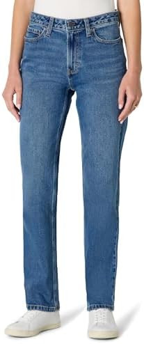 Amazon Essentials Women's High-Rise Straight Leg Jean | Amazon (US)