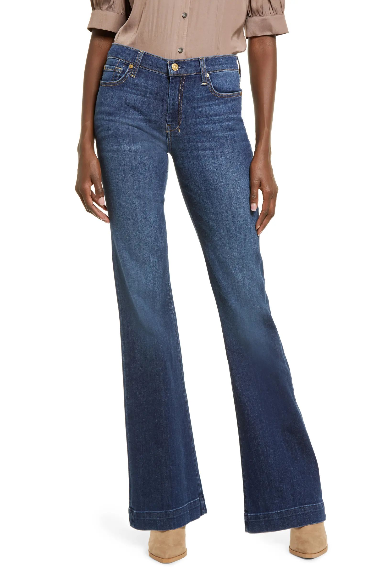 7 For All Mankind Dojo Wide Leg Jeans | Nordstrom | Nordstrom