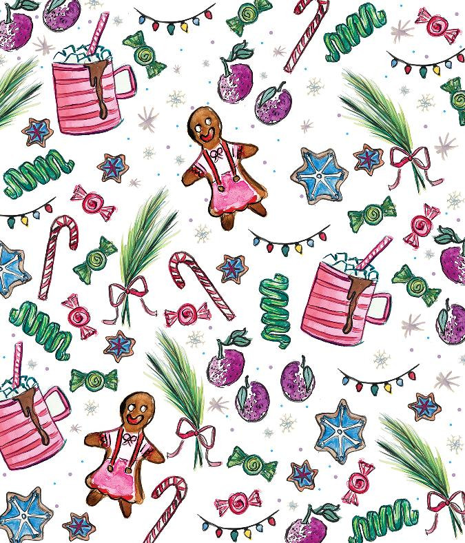 Gingerbread Girl Minky Blanket | Over The Moon Gift