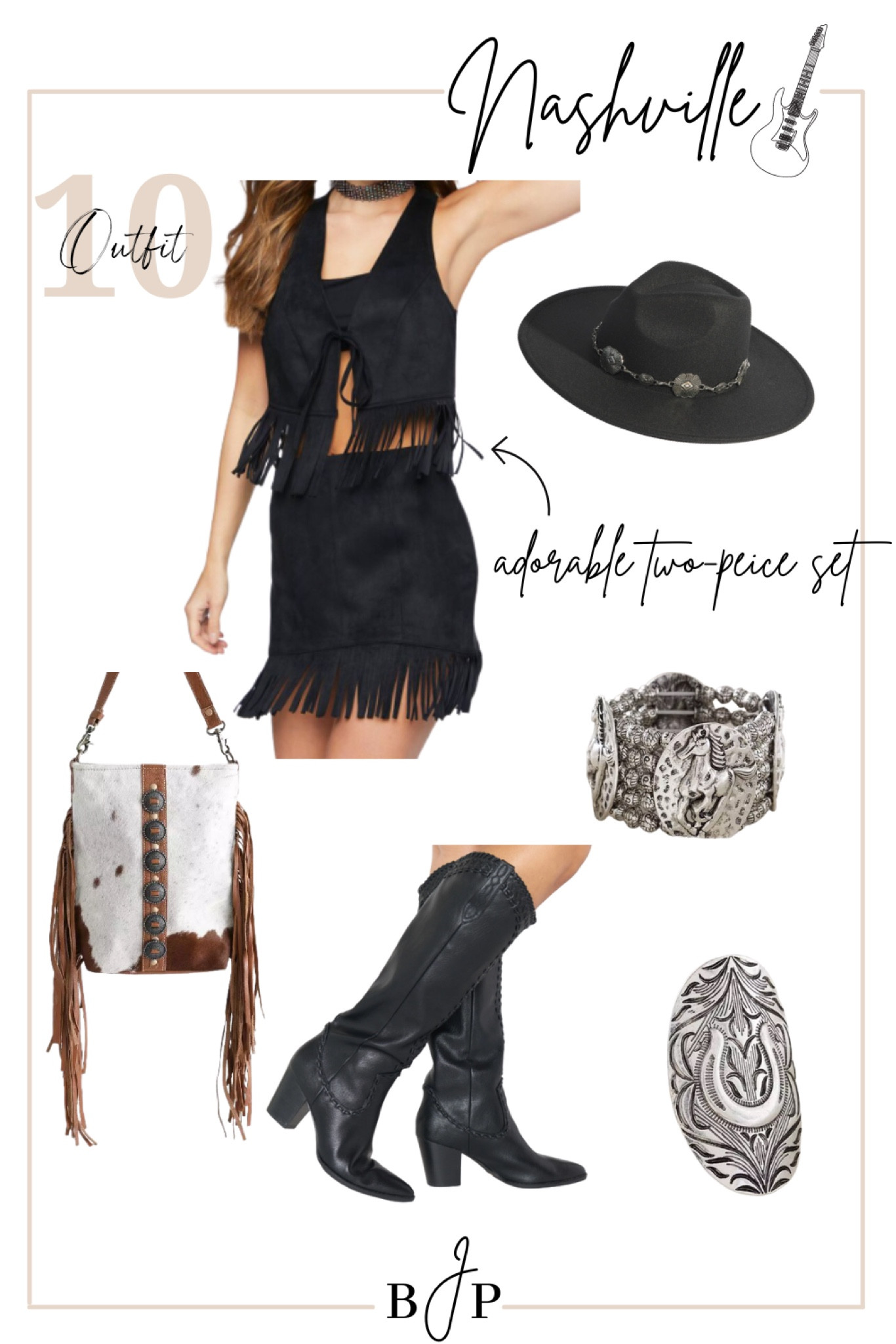 Nashville outfit
Country concert outfit

All the fringe with this cute Nashville Outfit! These cowgirl boots are everything 😍

#LTKtravel #LTKshoecrush #LTKstyletip