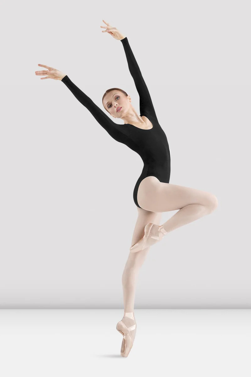 Ladies Premier Long Sleeve Leotard, Black | Bloch UK, US & EU