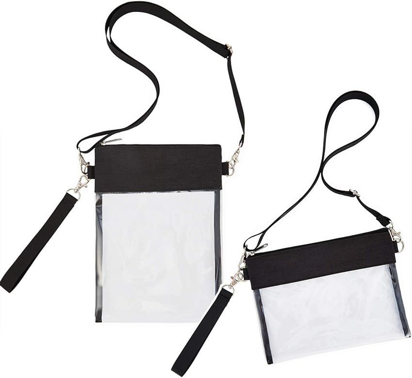USPECLARE Clear Crossbody Purse Bag Stadium Approved,Clear Bag with Adjustable Shoulder Strap | Amazon (US)