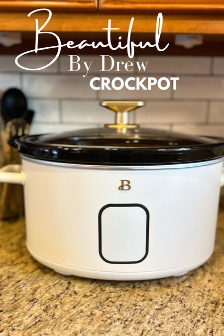 When my old crockpot bit the dust this week and I saw the Beautiful By Drew Slow Cooker was on sale for less than $50 at Walmart I added to cart immediately! 
I already have the large air fryer and LOVE it! #aesthetickitchen #kitchenappliances #beautifulbydrew #walmartfinds

#LTKfindsunder50 #LTKhome #LTKsalealert
