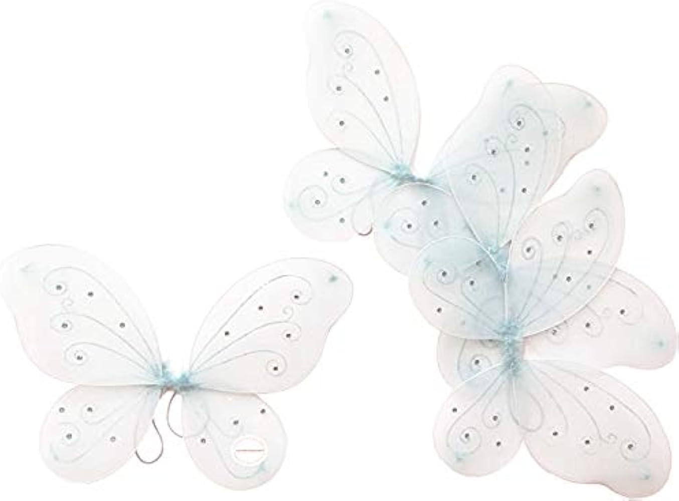 Fairy Wings 22" x 15" Fairy Wings for Fairy Costumes or Butterfly Tinkerbell Party Themes (Pack o... | Amazon (US)