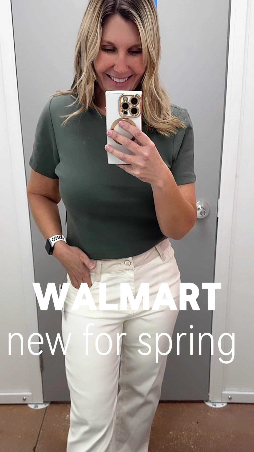 Comment WALMART for direct links!

Spring wardrobe refresh with Walmart finds! 🌸 Loving this cream denim jacket (also comes in denim blue!)—it’s the perfect lightweight layer for the season. Paired with these jeans that totally remind me of Abercrombie but at a fraction of the price! Affordable, stylish, and low maintenance- just how we like it. 💙
Jeans - size 4 
Green top - sized ⬆️ to a large for a non cropped look!
Jacket - size medium for a oversized fit! I linked the denim color too!!
Sweater - size small, this is my favorite spring/summer color!! Coral 😍

#SpringFashion #WalmartStyle #AffordableFashion #DenimJacket #SpringOutfits #CasualStyle #WalmartFinds #BudgetFriendlyFashion #walmartfashion

#LTKOver40 #LTKFindsUnder50